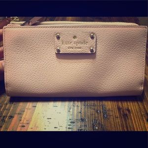 Blush pink Kate Spade Wallet